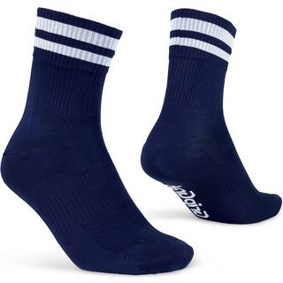 Gripgrab Original Stripes Crew Socks Navy Blue, XS (35-38)