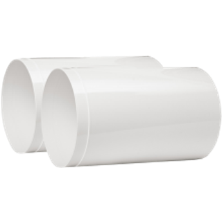 PAX 8157-1 Vægrør hvid, 150 x Ø100 mm