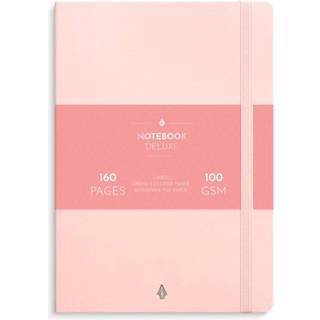 Burde Deluxe Notesbog | A5 | Linjeret | Pink
