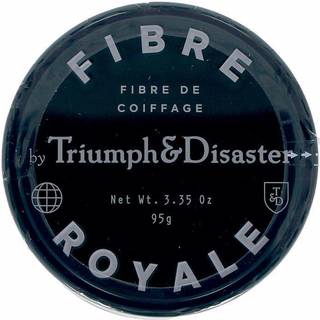 Triumph & Disaster | Fiber Royale Hair Styling Wax | Strong Hold Pomade for tykt h?r - Naturlig finish til m?nd og kvinder 95g
