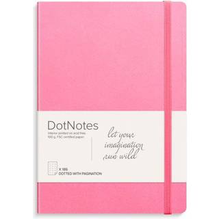 Burde DotNotes Notesbog | A5 | Pink