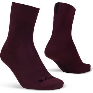 GripGrab Lightweight Regular Cut Sommerstrømper Mørkerød - Størrelse Small