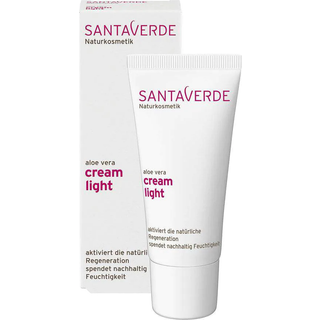 Santaverde Hudpleje Ansigtspleje Aloe VeraCreme lys 30 ml (8.033,00 kr / 1 l) - 30 ml