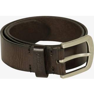 Læderbælte, 4 Cm BRødt - Mørk Brun - Deerhunter