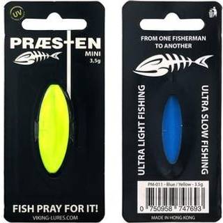 Præsten 3,5g Gennemløbsblink Blue/Yellow