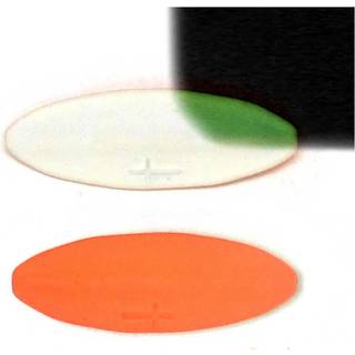 Præsten 3,5g Gennemløbsblink Orange/White (Glow)