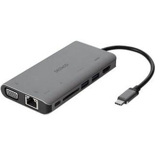 USB-C Multi-Port hub - PD 100W - 7 vejs - Grå