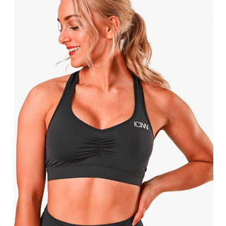 Scrunch Sports Bra Anthracite Wmn