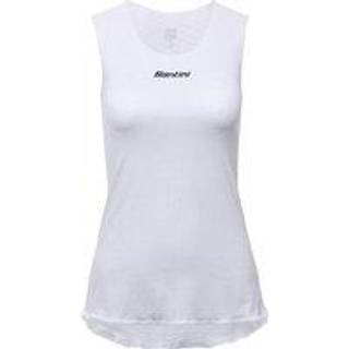 Santini Women's Lieve Top Baselayer Syntetisk undertøj Damer størrelse XL/XXL farve hvid/grå