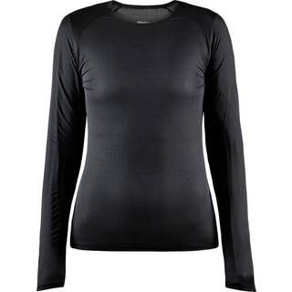 Craft Pro Dry Nanoweight Women langærmet trøje sort - Størrelse Medium