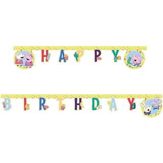 Gurli Gris Happy Birthday banner 1 stk. - Messy Play