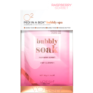 VOESH Pedi In A Box O2 Oxygen Spa-Raspberry Sorbet (1 stk)