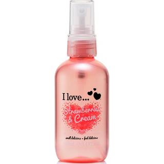 I Love Strawberries & Cream Opfriskende kropsspray 100 ml - 100 ml