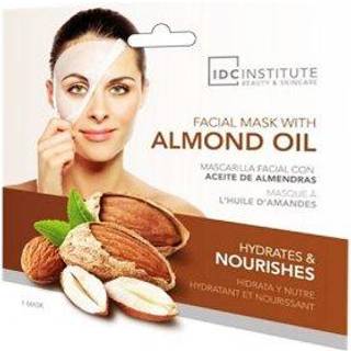 IDC Institute Almond Oil Sheetmaske til ansigtet til engangsbrug 1 stk. - 1 stk.