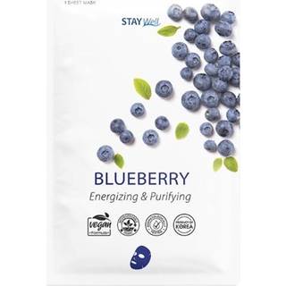 Stay Well Vegan Sheet Mask Blueberry 1pcs