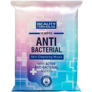 Beauty Formulas Antibakterielle Renseservietter - 15 stk