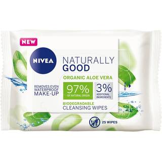 NIVEA 3-In-1 Aloe Vera Cleansing Wipes 25pcs