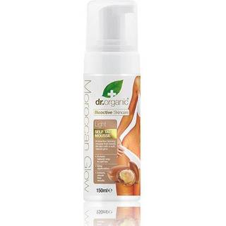 Dr. Organic bioactive skincare moroccan glow self tan mousse light 150ml