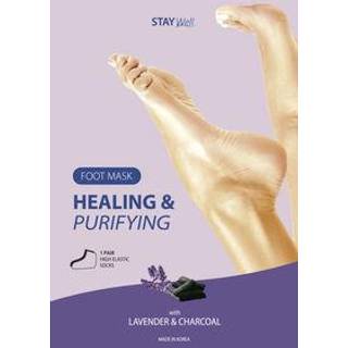 Stay Well Healing & Purifying Foot Mask Charcoal