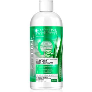 Eveline Cosmetics FaceMed+ Miscellar vand Med Aloe Vera 400 ml - 400 ml