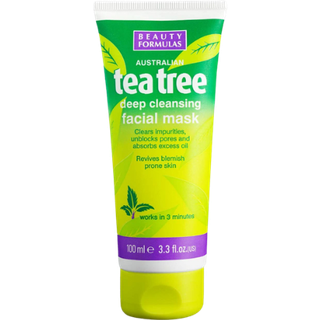 Beauty Formulas Tea Tree Dybderensende maske 100 ml - 100 ml