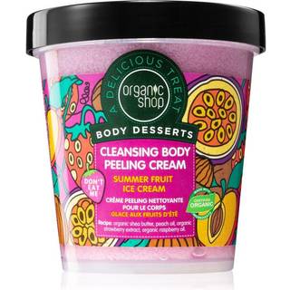 Organic Shop Body Desserts Summer Fruit Ice Cream Rensende skrubbecreme 450 ml - 450 ml