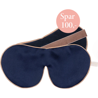 Pure Silk Lavender Eye Mask, Navy - One Strap