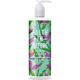Faith in Nature Hand & Body Lotion Lavendel og Geranium 152.38 DKK/1 L