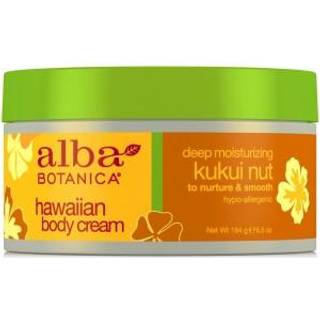Alba Botanica Kukui Nut Body Cream 6,5-ounce flaske (pakke med 2)