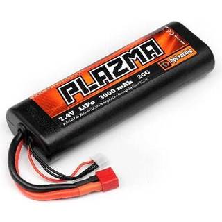 HPI - HP101940 - 7,4V Lipo Plazma Batteri 3000 mAh, 20C, Deans stik og rund hardcase