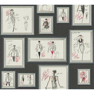 Karl Lagerfeld Wallpaper Sketch 37846-1