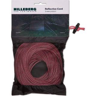 Hilleberg Reflexlina Ø 3 mm - 25 m Red / White, Röd/Vit, OneSize