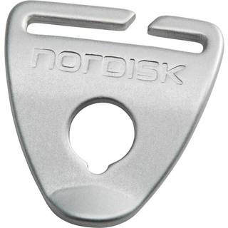Nordisk Aluminium Helmet Slider 25mm (6 Stk.) - Bardunstrammer | Mud Brown