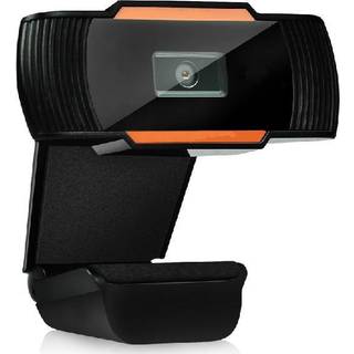 12MP pixels HD 360 Webcam USB PC Bærbar Kamera Sort