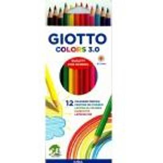 Giotto Colors 3.0 Farveblyanter, 12 stk Sæt med 12 farveblyanter fra Giotto Colors 3.0. Ass. farver. Stregbredden på farveblyanterne er 3 mm. Farveblyanterne er lavet af FSC-certificeret træ.