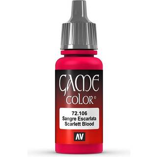 Vallejo Game Color 17Ml Scarlett Blood Color [Levering: 1-2 dage]