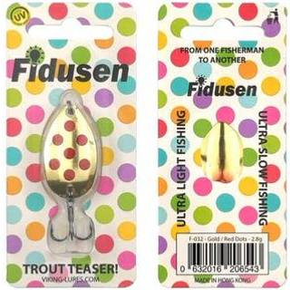 Fidusen 2.8g Micro blink Gold/Red Dots