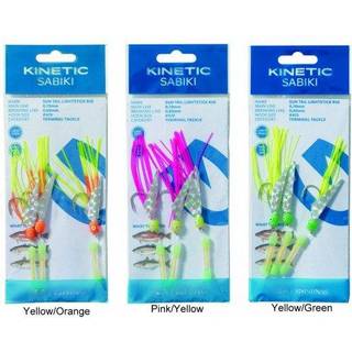 Kinetic Sabiki Sun Tail Lightstick Torskeforfang #4/0 Pink/Yellow