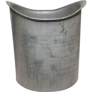 VMZINC Quartz tudstykke til tagrende nr. 12, Ø76 mm nedløb, halvrund
