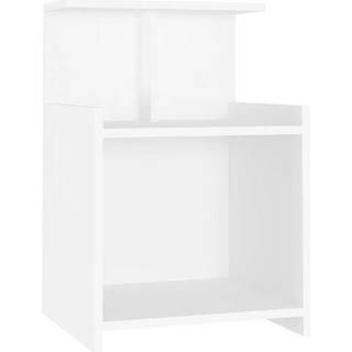 sengebord 40x35x60 cm konstrueret træ betongrå