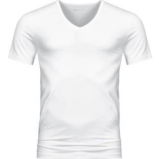 Mey Dry Cotton V-Neck Shirt - White - Small