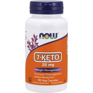 NOW Foods – 7-KETO 25 mg, 90 Veg Kapsler