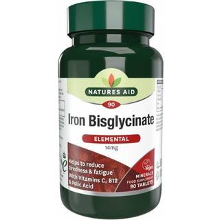 Natures Aid - Iron Bisglycinate 90 Tabletter