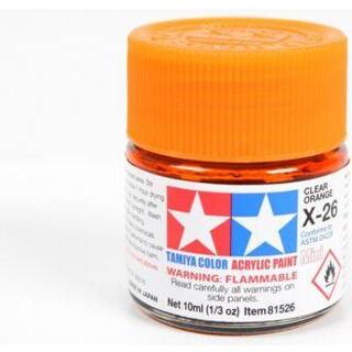 Tamiya - X-26 - Acrylic Mini X-26 Clear Orange (Gloss)