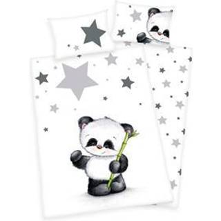 Panda Junior Sengetøj 100x135 cm - 100 procent bomuld