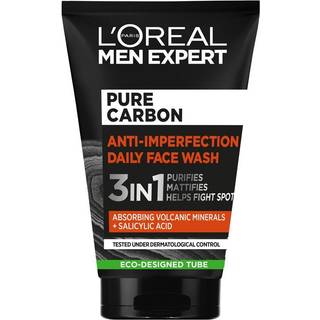 L’Oréal Paris Men Expert Pure Carbon Rensegel 3-i-1 til at behandle hud imperfektioner 100 - 100