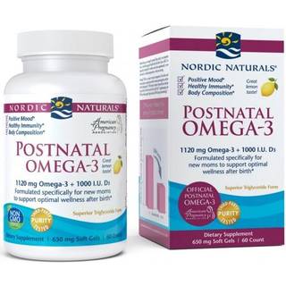 Postnatal Omega-3, 1120mg Citron - 60 bløde kapsler