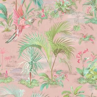 Palm Scene - Pink