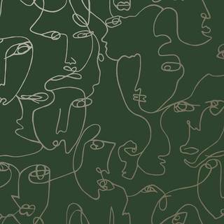 Linear Visage Green/Gold - 91270