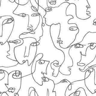 Linear Visage Black / White - 91273